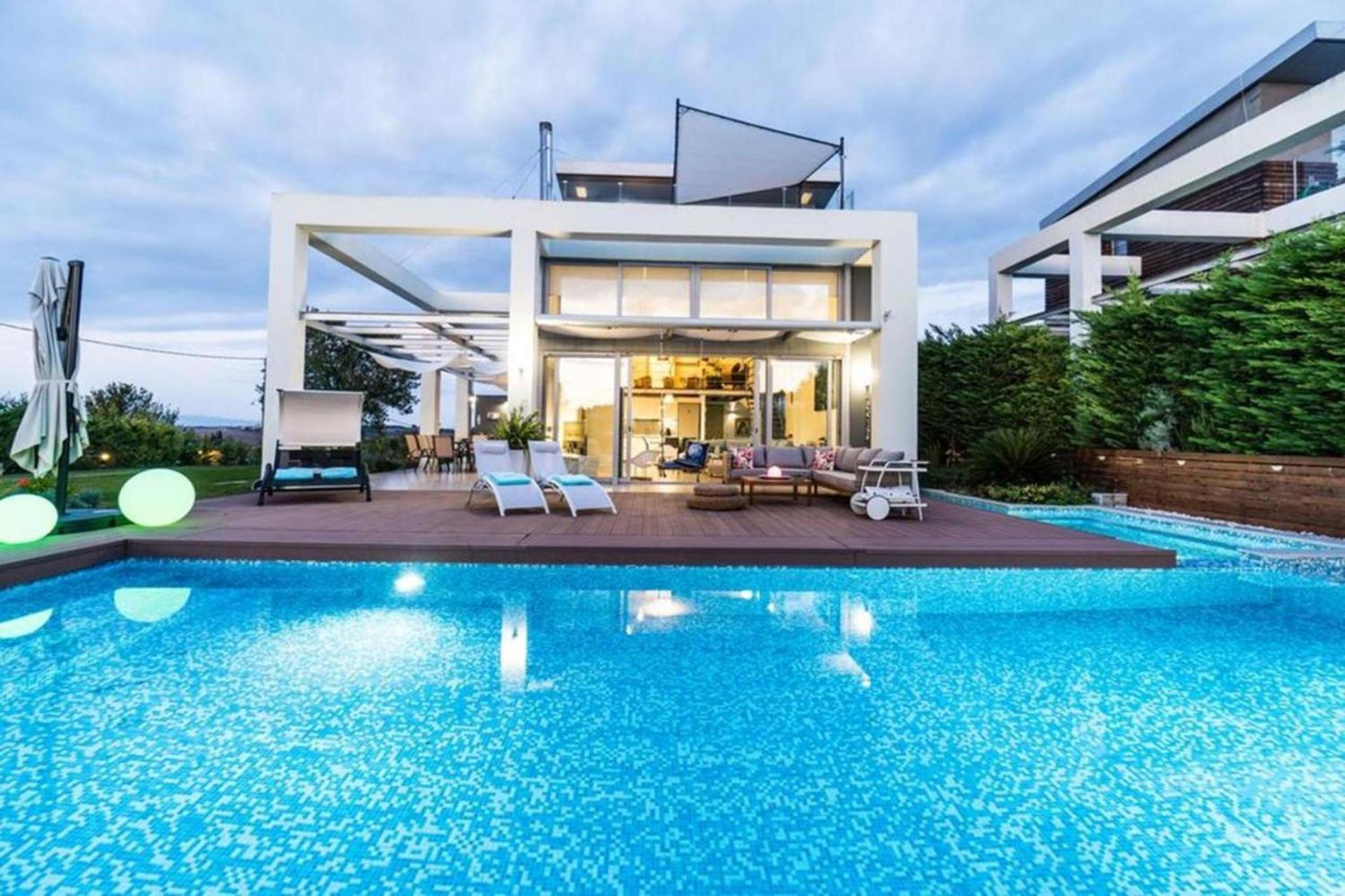 Island Villa Sani Sea View Luaran gambar